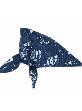 INSIDE OUT暗黑先锋蓝白破洞镂空防晒面罩面巾机车头巾三角巾