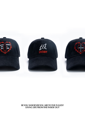 INSIDE OUT 小众原创设计潮流字母刺绣显脸小鸭舌帽棒球帽帽子男