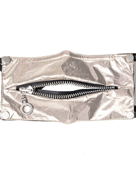 INSIDE OUT 2021玫瑰金褶皱纹理潮流暗黑先锋机能风小众口罩金色