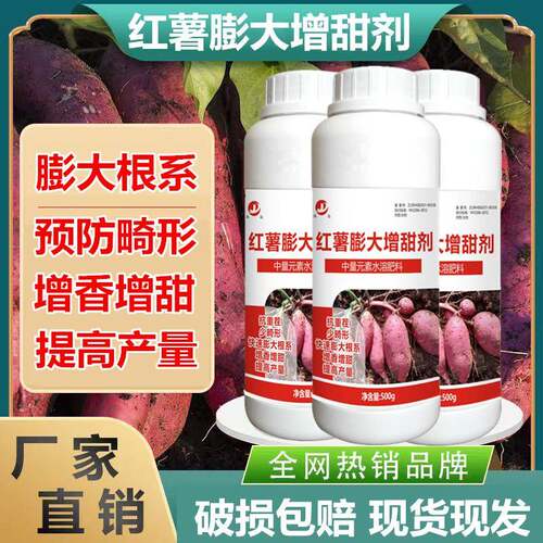 红薯专用地瓜块根块茎猛长控旺剂叶面肥地下根茎膨大素增产水溶肥
