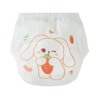 夏季纯棉婴儿面包裤戒尿不湿