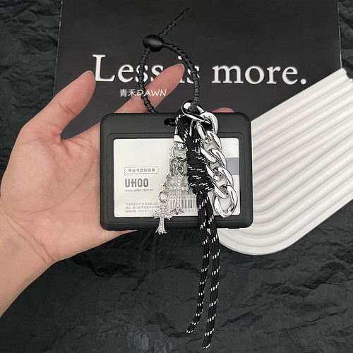 miu风十字架卡套钥匙扣一体