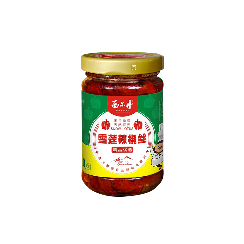 新疆特产西尔丹雪莲辣椒丝190辣椒酱