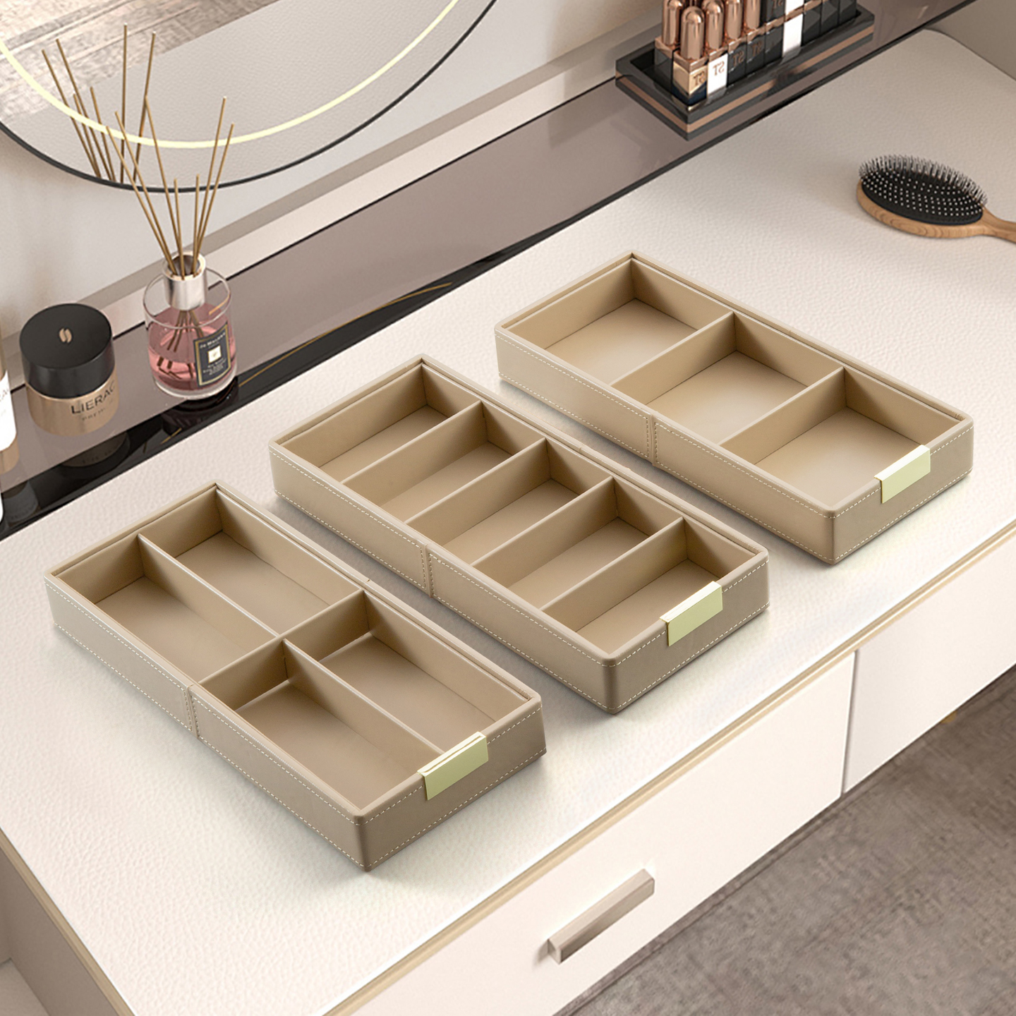 新款首饰收纳盒分格抽屉式