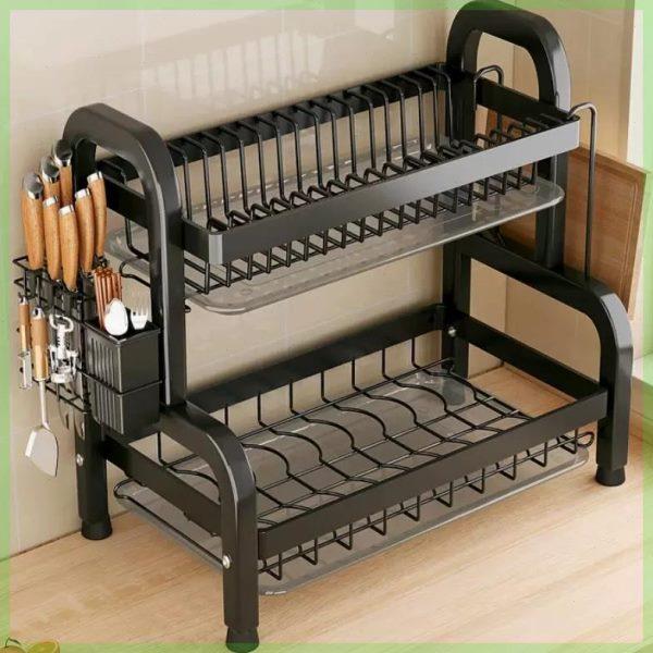 厨房碗架沥水架台面碗筷放碗多功能碗碟收纳架盘碗柜盒置物架家用