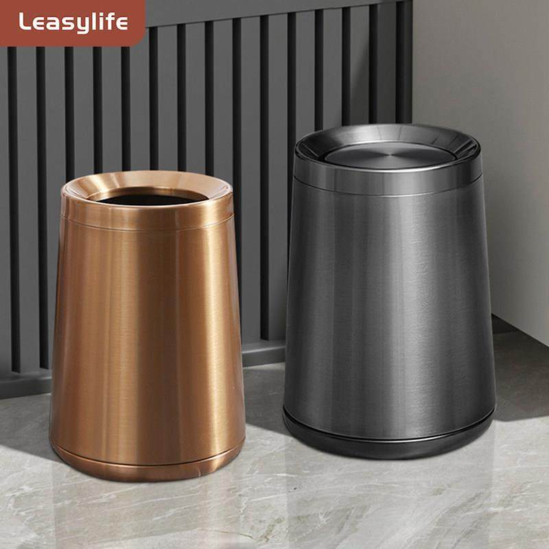 带盖垃圾桶高颜值家用客厅创意双层酒店大号纸篓卫生间厕所筒卧室