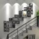 创意20框楼梯走廊组合相片墙相框组合照片墙奋斗墙梯形相框墙组合