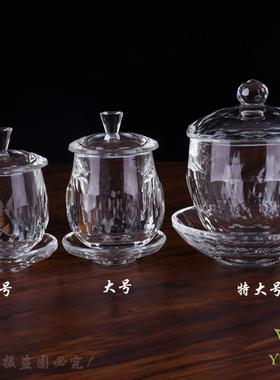 热卖佛堂摆件供水杯供佛杯财神圣水杯护发杯莲花供杯大悲咒佛供杯