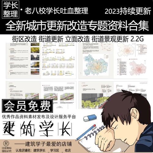 全新城市更新改造题资料合集 街区改造更新 街道立面景观更新