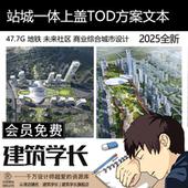 地铁上盖TOD站城一体社区城市商业综合街道方案文本