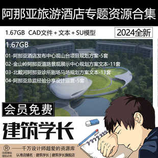 阿那亚酒店发布中心观山台项目规划方案金山岭道路景观展示方案