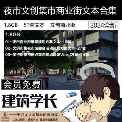 2024夜市创客文创集市商业街步行街游园活动策划规划景观方案文本