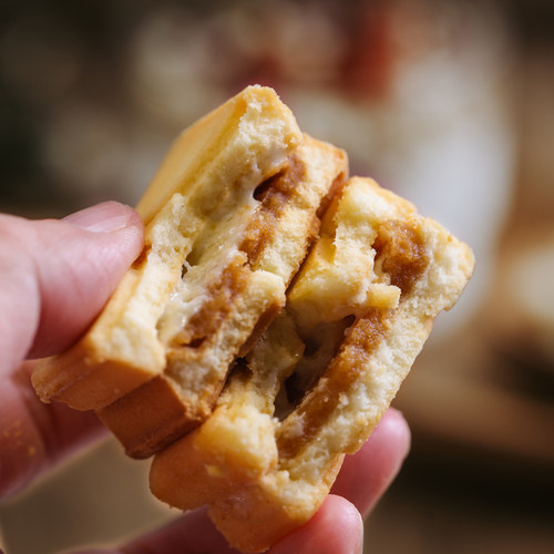午喵奶油焦糖酥夹心饼干下午茶点