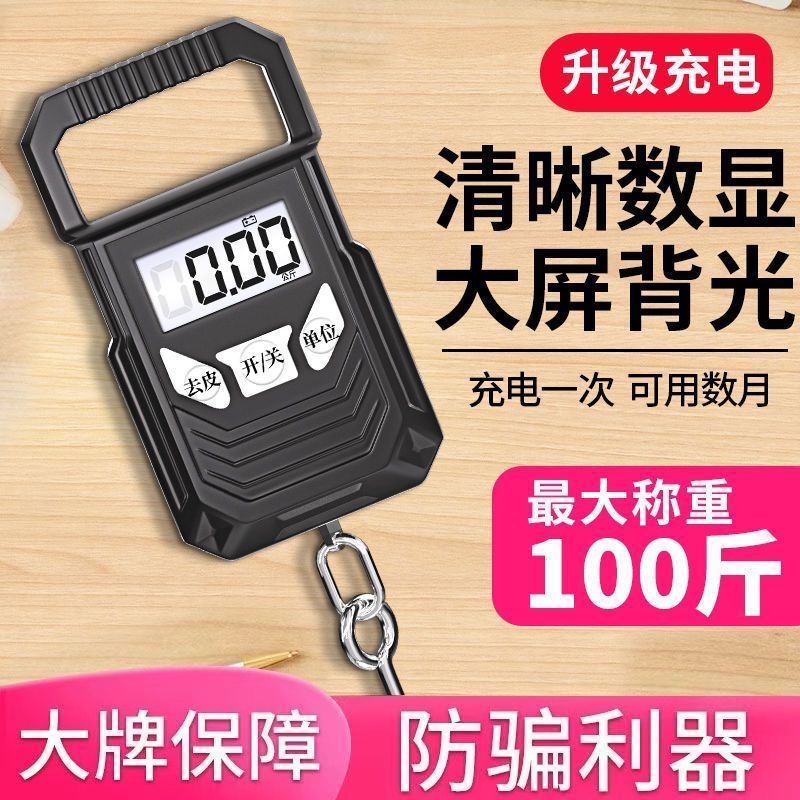 高精度防水手提电子秤弹簧钩