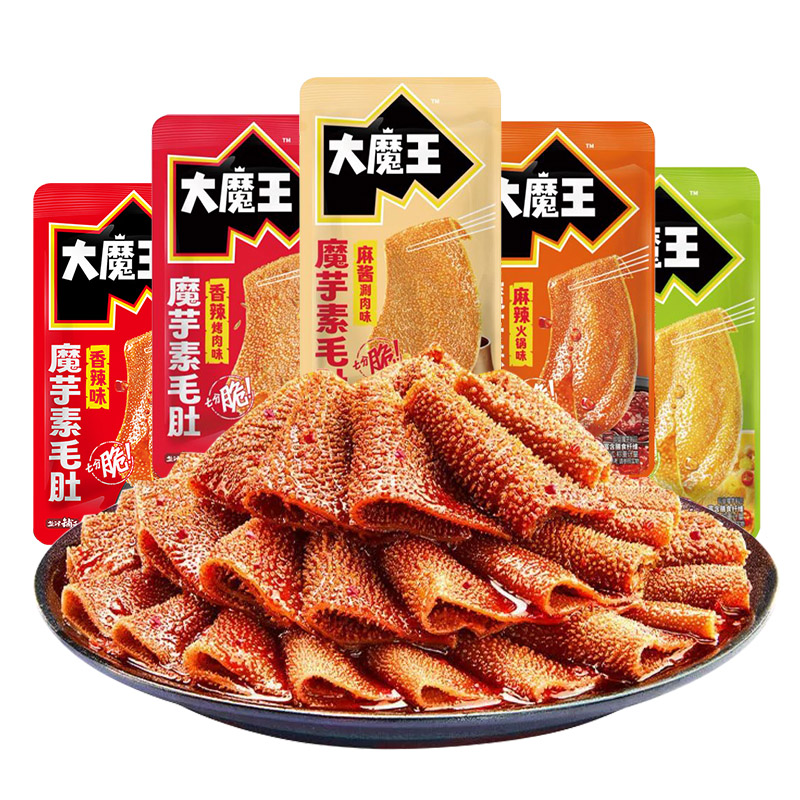 盐津铺子大魔王魔芋素毛肚360g