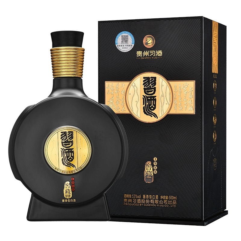 贵州习酒窖藏1988酱香型白酒53度500ml*1瓶(新老版随机