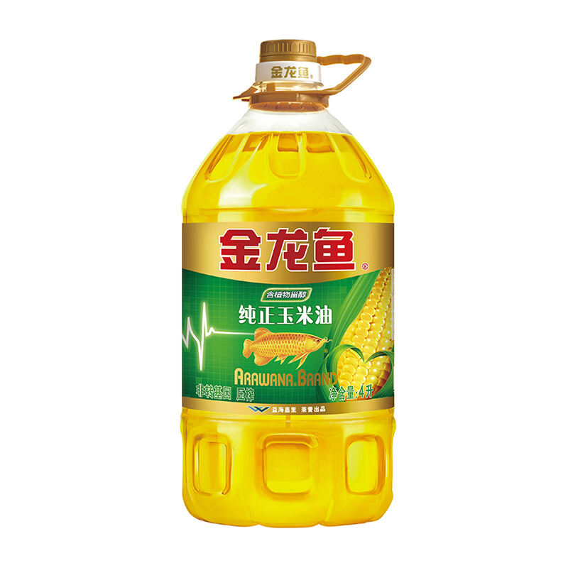 金龙鱼纯正玉米油非转4L家用食用油