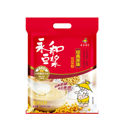 永和经典原味豆浆粉营养早餐冲饮豆浆粉450g