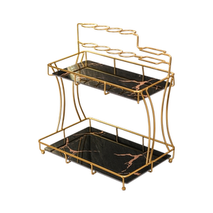 卫生间置物架浴室用品大全洗脸洗手洗漱台收纳架厕所轻奢风牙刷架