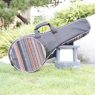 大量供应民族风曼陀铃包加棉加厚手提包双肩包针织牛津布乐器背包