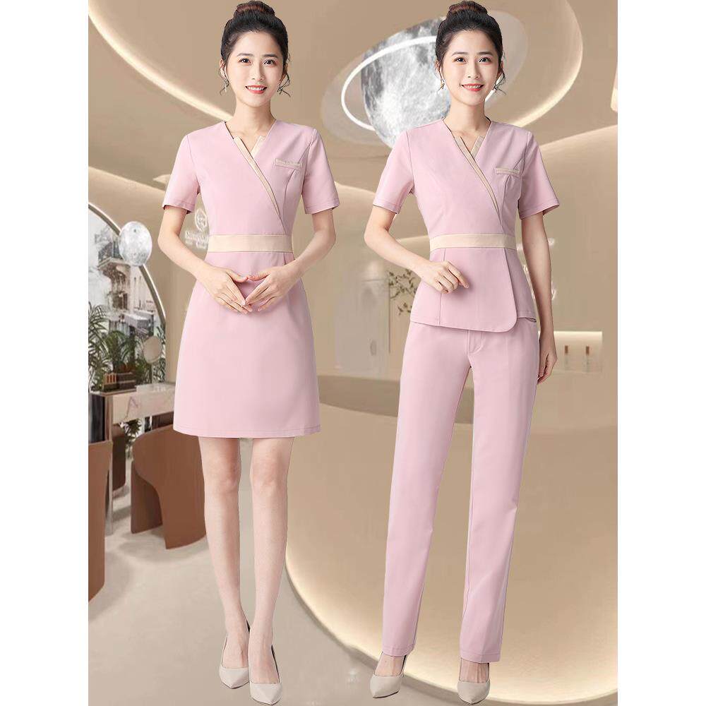 薄款师工作服院医美整形专用工装采耳养生馆按摩足疗套装