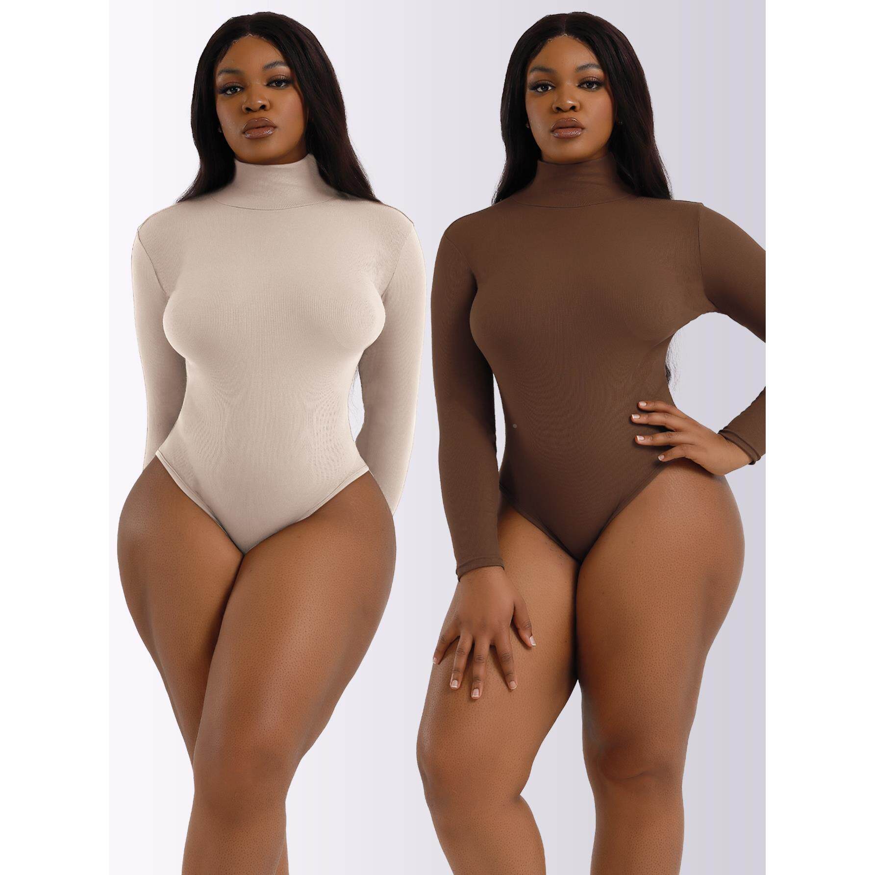 TK秋冬连体衣女高领打底衫长袖连体上衣long sve bodysuit定制