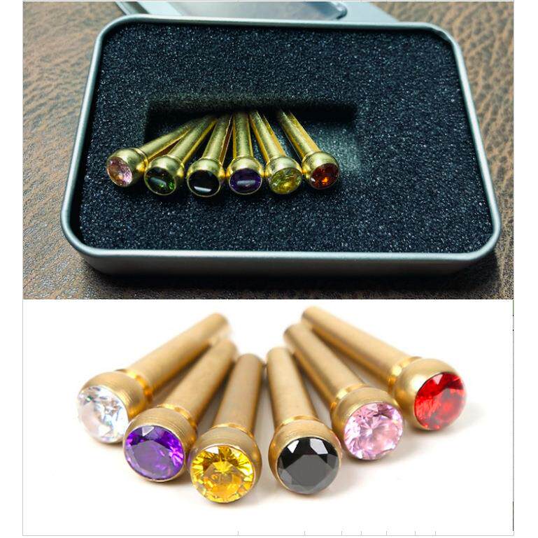 盒装 吉他 铜 弦钉 民谣 木吉他 固体锥 铜弦钉 延长延音定制