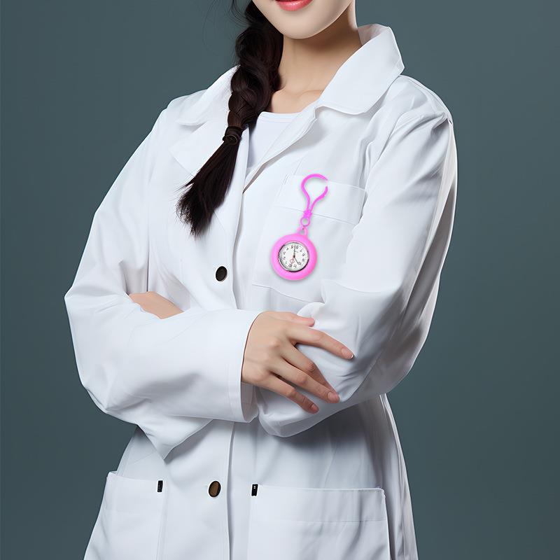 新款塑胶挂扣护士表礼品表机械表胶表挂表电子表腕表时装表手链表