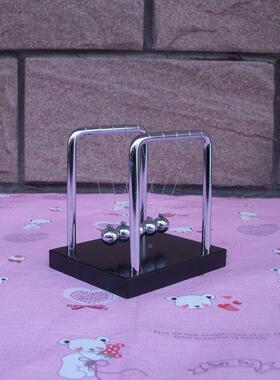 小号实木牛顿摆球撞球 创意桌面碰球摇摆球工艺礼品装饰摆件定制