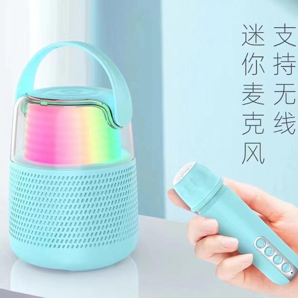 家庭无线蓝牙手提音响话筒麦克风Y-1 音箱家用便携式K歌宝卡拉OK