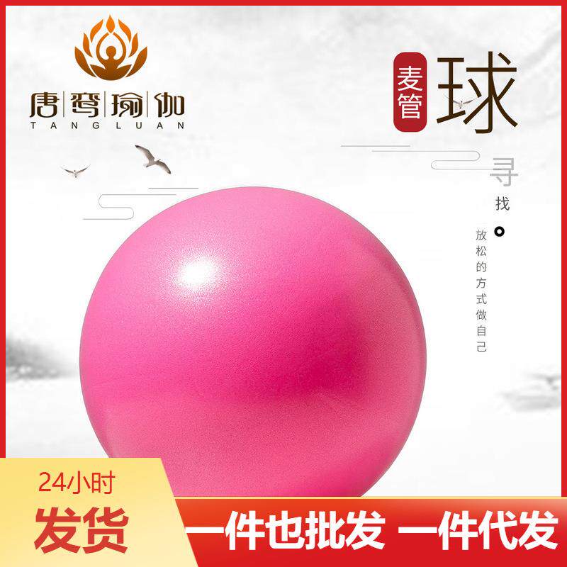 PVC普拉提瑜伽球麦管球儿童孕妇平衡健身按摩塑身塑形拉伸制定