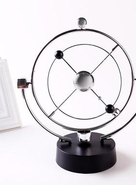 创意天体轨道永动仪 旋转电磁摆物理模型磁性摇摆摆件节日小礼品