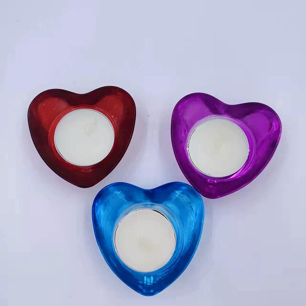 创意设计香薰蜡烛约会烛光晚餐爱心蜡烛家用客厅卧室餐桌茶蜡定制