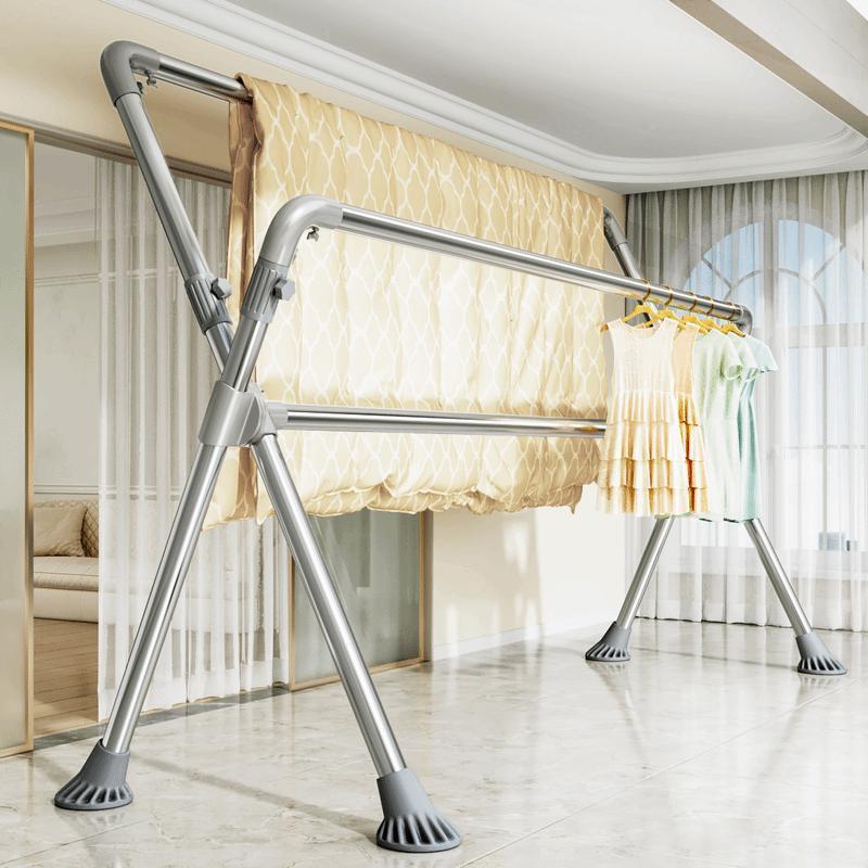 晾衣架落地折叠室内家用