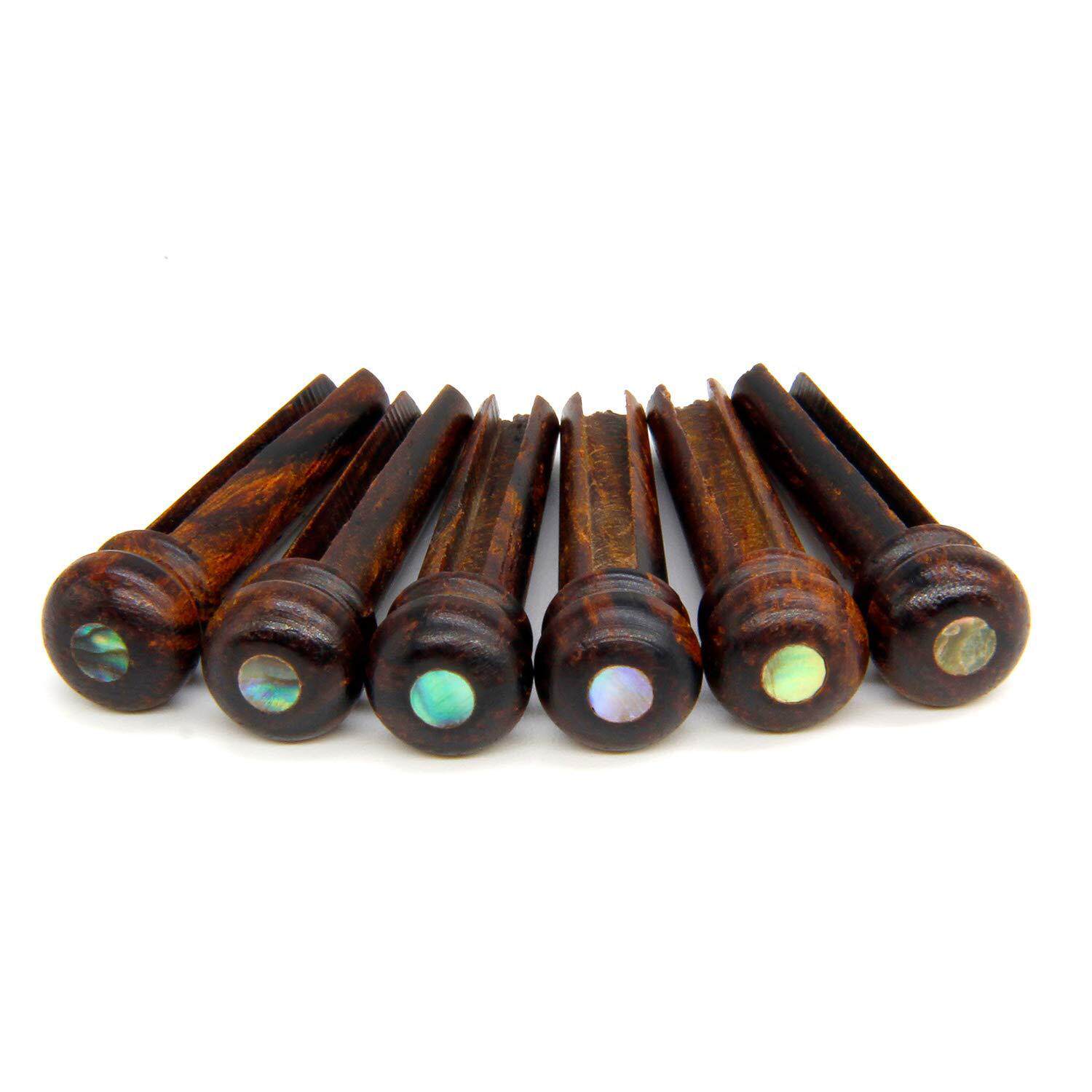 玫瑰木弦钉 民谣原声吉他弦锥 固弦锥 压弦柱 琴柱 镶嵌m鲍鱼贝定