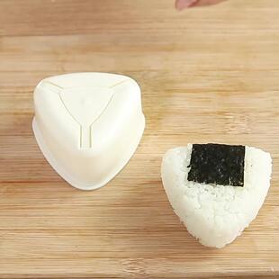 大小三角饭团模具商用 寿司模具儿童米饭便当DIY烘焙工具带饭勺定