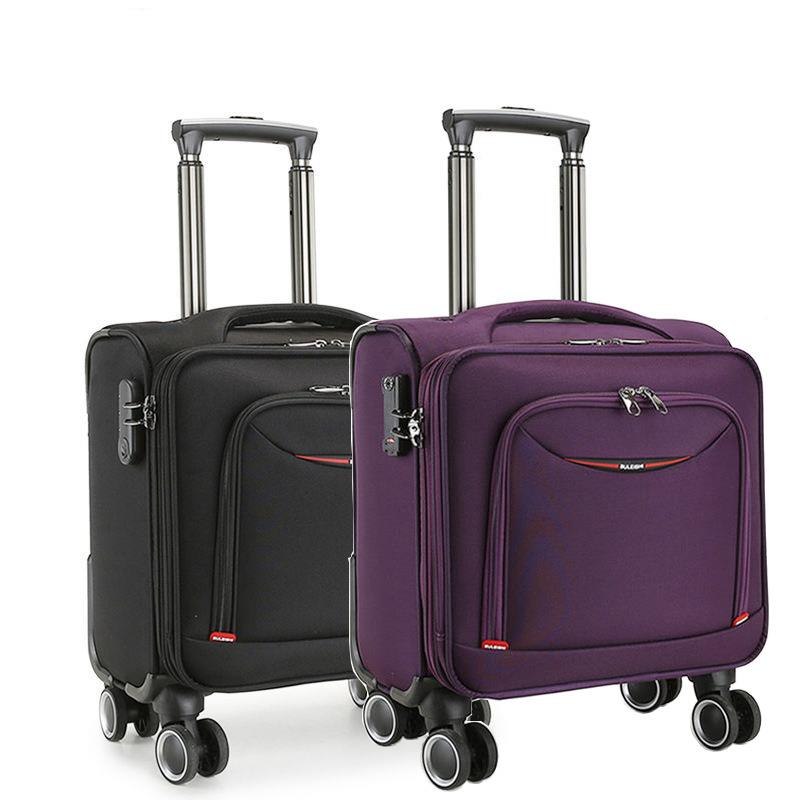 牛津布行李箱万向轮女18寸帆布旅行箱20寸登机密码箱商务拉杆箱男