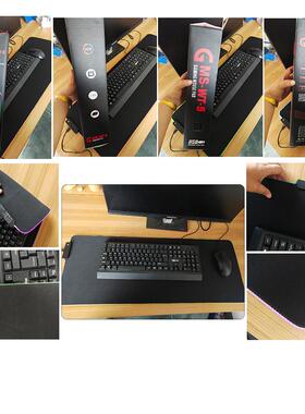 LED灯 炫酷七彩rgb发光鼠标垫mousepad游戏 发光垫定制