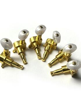 金色电吉他弦准 玉石旋钮ST TELE升级配件零件弦钮旋钮卷弦器螺丝