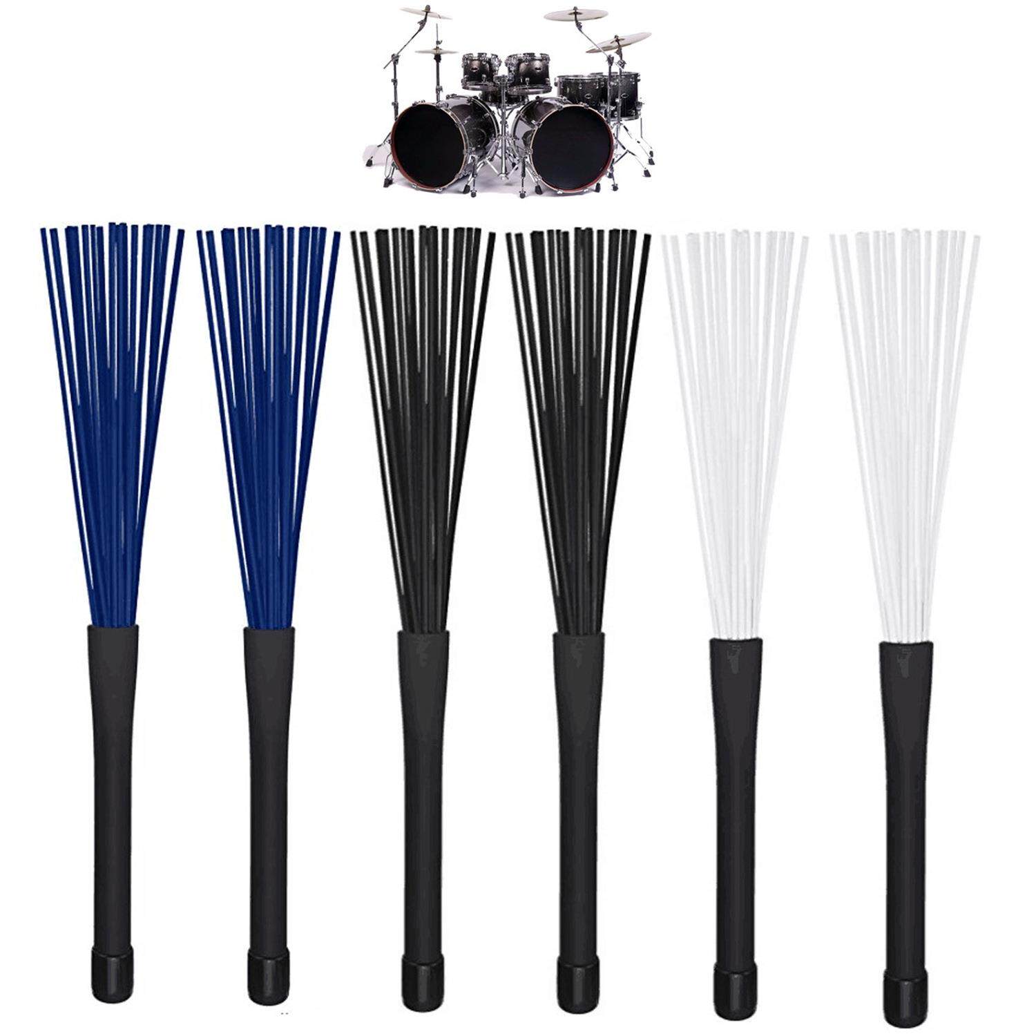 架子鼓爵士鼓 鼓棒 束棒尼龙材质 ProMark款可伸缩式防滑尼龙鼓刷