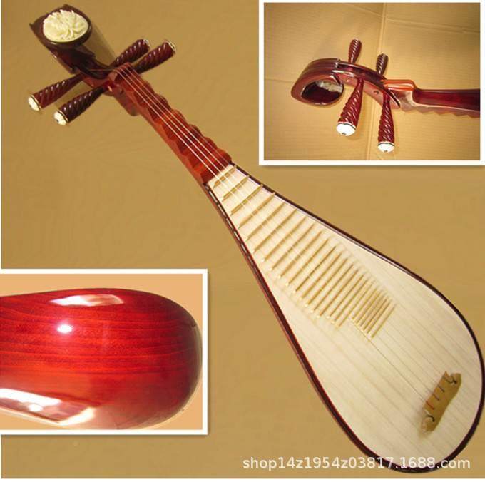 琵琶乐器 成人琵琶 儿童琵琶 特质红木琵琶乐器 专业 初学琵琶