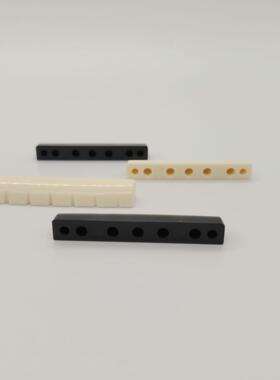 民谣吉他下弦枕 上弦枕 弦桥下琴桥 白色黑色吉他弦枕 吉他配件定