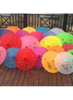 舞蹈伞 演出伞大号绸布走秀古典伞模特道具跳舞伞吊顶装饰伞定制