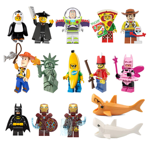 地球仪DIY抽抽乐人仔儿童积木拼装益智玩具胡迪巴斯蛋糕装饰礼物8