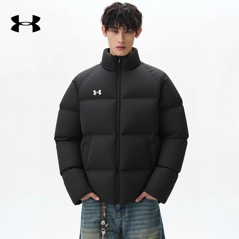 UA安德玛男女同款立领短款羽绒服
