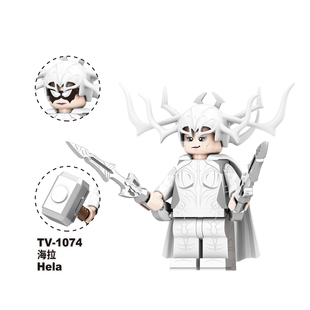 超英复仇者联盟超凡蜘蛛侠奇异博士海拉适配乐高积木人仔拼装玩具