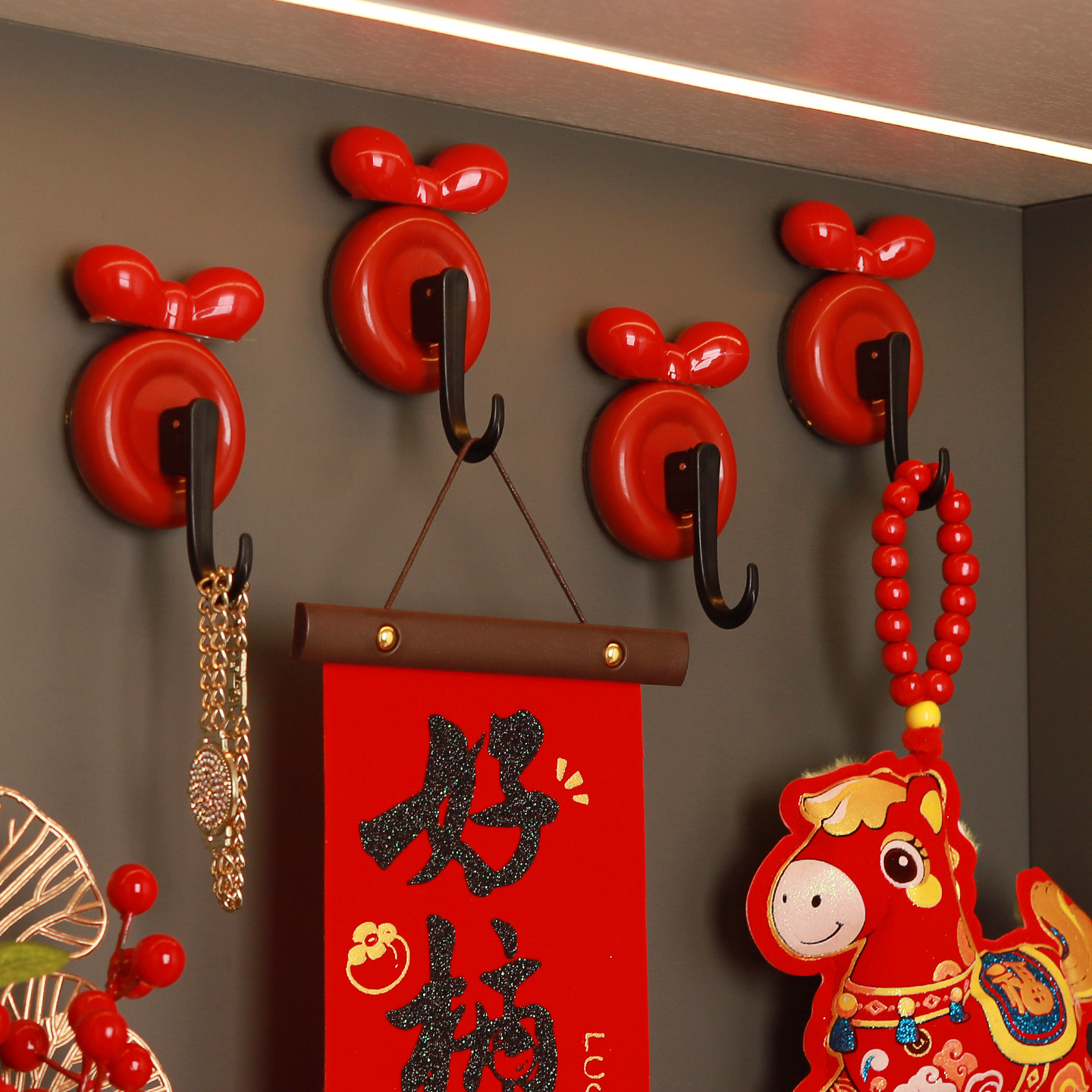 吸盘挂钩强力真空免打孔无痕可移动粘钩家用厨房浴室卫生间墙壁挂