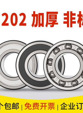 6202轴承62202加厚Z非标RS内径10 12 12.7 13 14 15 16 19 mm高速