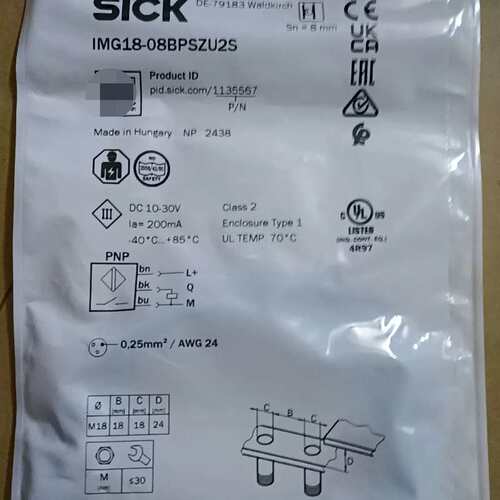 议价 SI接近传感器IMG18-08BPSZU2S匈