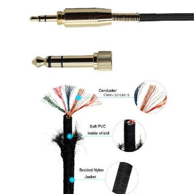 Poyatu耳机维修线材1.2M耳机延长线2M高品质音讯线亚克力吊饰配件